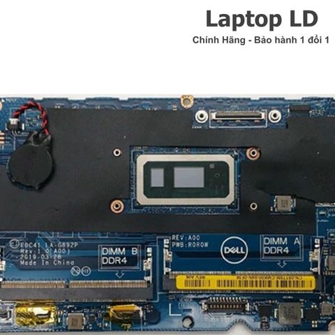 Cận cảnh CPU Intel Core i7-8665U & khu vực chipset trên main Latitude 5400 LA-G892P — Laptop LD