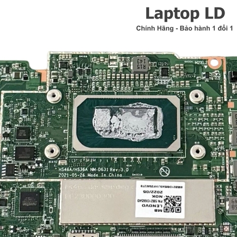 Khu vực CPU & chipset trên main Lenovo Flex 5 Chromebook 13ITL6 NM-D631 — Laptop LD