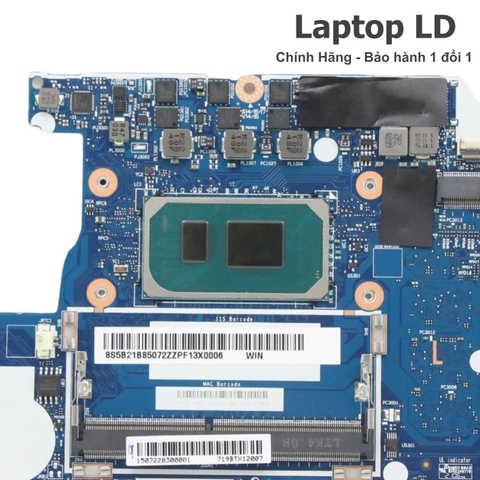 Cận cảnh CPU Intel Core i7-1165G7 & khu vực chipset trên main IdeaPad 3-17ITL6 NM-D471 — Laptop LD