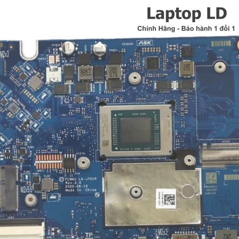 Cận cảnh CPU AMD Ryzen 5 4500U & khu vực chipset trên main IdeaPad 5-14ARE05 LA-J701P — Laptop LD