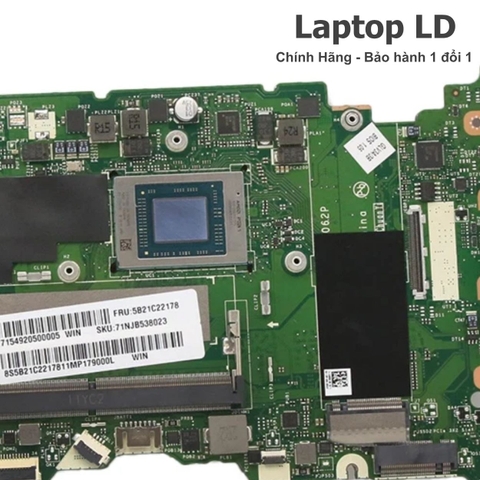 Cận cảnh CPU AMD Ryzen 7 5700U & khu vực chipset trên main ThinkBook 15 G3 ACL LA-K062P — Laptop LD