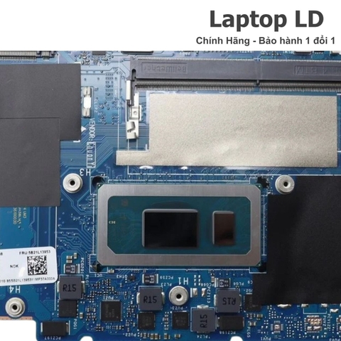 Cận cảnh CPU i7-1355U & khu vực chipset trên main Lenovo Yoga 14s G3 — Laptop LD