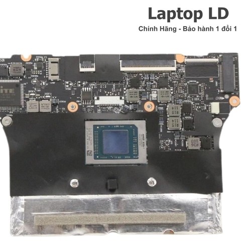 Cận cảnh CPU AMD Ryzen 7 5800H & khu vực chipset trên main Yoga Slim 7 Pro-14ACH5 NM-D691 — Laptop LD