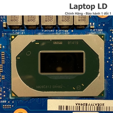 Bộ vi xử lý i7-10750H được tích hợp trực tiếp trên mainboard Dell G7 15 7500