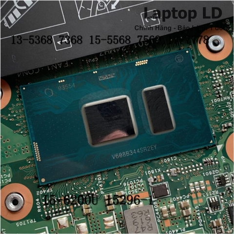 Bộ vi xử lý Intel Core i7-6500U được tích hợp trên mainboard Dell Inspiron 13 7368