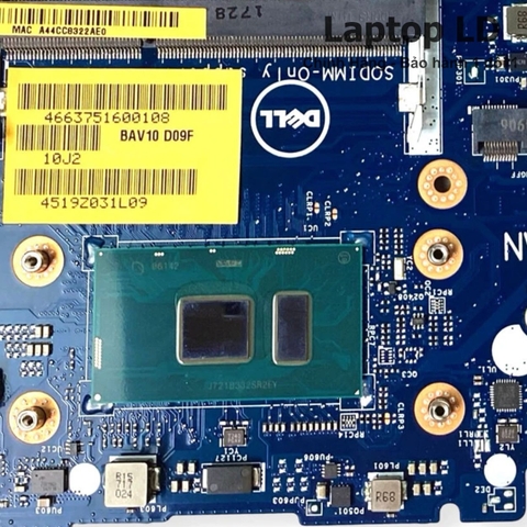 Bộ vi xử lý Intel Core i7-6500U được tích hợp trên mainboard Dell Inspiron 15 5457 5557