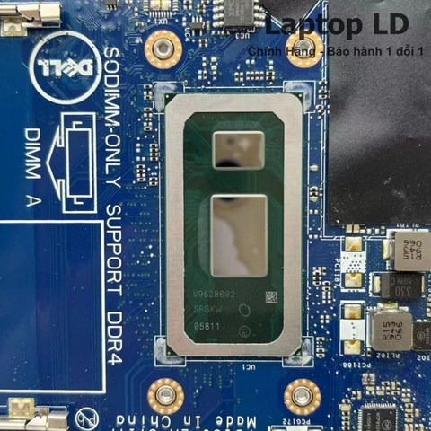 Bộ vi xử lý i7-10510U được tích hợp trực tiếp trên mainboard Dell LA-J081P