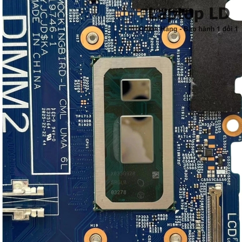 CPU Intel Core i5-10210U được tích hợp trực tiếp trên mainboard Dell 19746-1
