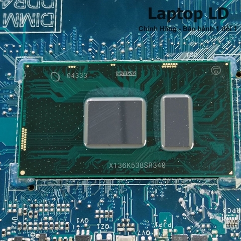 Bộ vi xử lý Intel Core i7-7600U được tích hợp trên mainboard Dell Latitude E5480