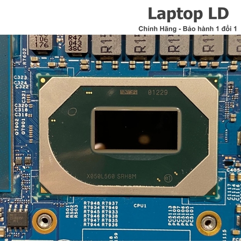 Bộ vi xử lý i7-10875H được tích hợp trực tiếp trên mainboard Dell mã 18835-1