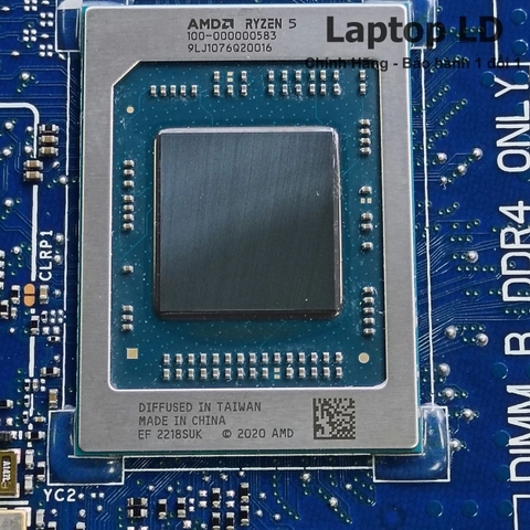 Bộ vi xử lý Ryzen 7 5825U được tích hợp trực tiếp trên mainboard Dell mã LA-L945P
