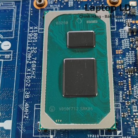Bộ vi xử lý i7-1165G7 được tích hợp trực tiếp trên mainboard Dell mã 19765-1