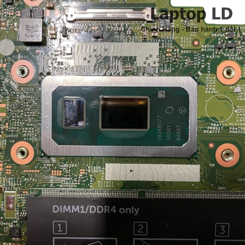 Bộ vi xử lý i5-10210U được tích hợp trực tiếp trên mainboard Dell mã 18778-1