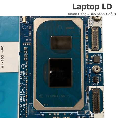 Bộ vi xử lý i7-1185G7 được tích hợp trực tiếp trên mainboard Dell mã LA-J143P