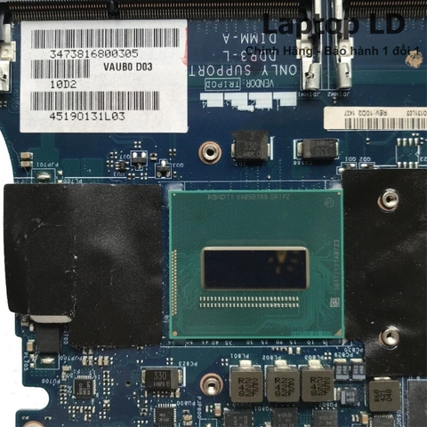 CPU Intel Core i7-4712HQ được tích hợp trực tiếp trên mainboard Dell XPS 15