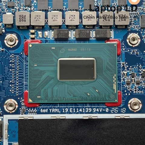 CPU Intel Core i7-8750H được tích hợp trực tiếp trên mainboard HP DA0XW1MBAI0