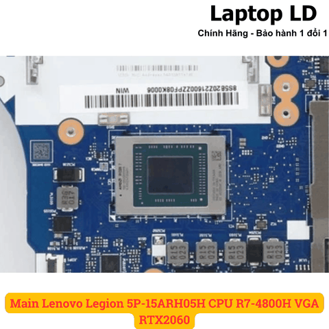 CPU AMD Ryzen 7 4800H gắn trên main laptop Lenovo Legion 5P-15ARH05H