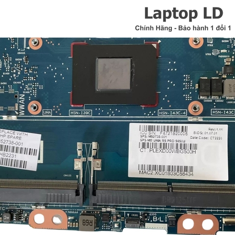CPU Ryzen 5 5600U trên main HP ProBook 635 G8
