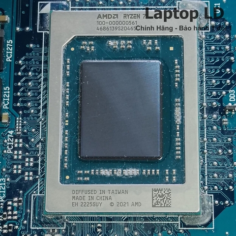 CPU AMD Ryzen 7 6800H trên main Dell G15 5525 HDK51
