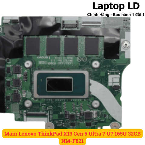 CPU Intel Core Ultra 7 165U gắn trên main laptop Lenovo ThinkPad X13 Gen 5