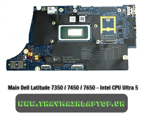 Main Dell Latitude 7350 / 7450 / 7650 - Intel CPU Ultra 5