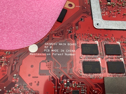 Main Asus ROG Zephyrus GA502IV hỗ trợ RAM DDR4 tối đa 32GB
