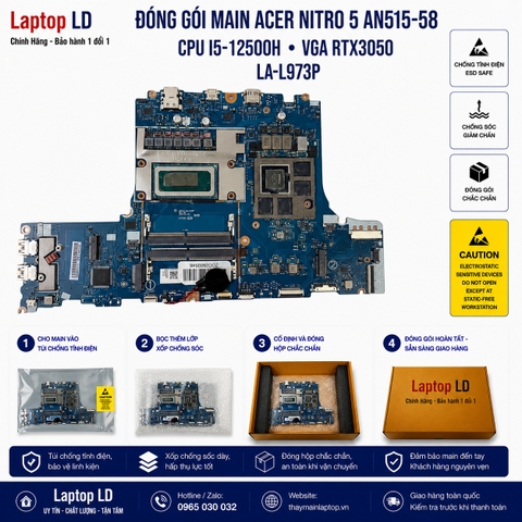 Gói hàng main Acer Nitro 5 AN515-58 mã LA-L973P trước khi gửi khách