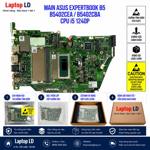 Main Asus ExpertBook B5 B5402CEA / B5402CBA | CPU i5 1240P