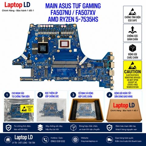 Gói hàng main Asus TUF Gaming FA507NU FA507XV trước khi gửi khách