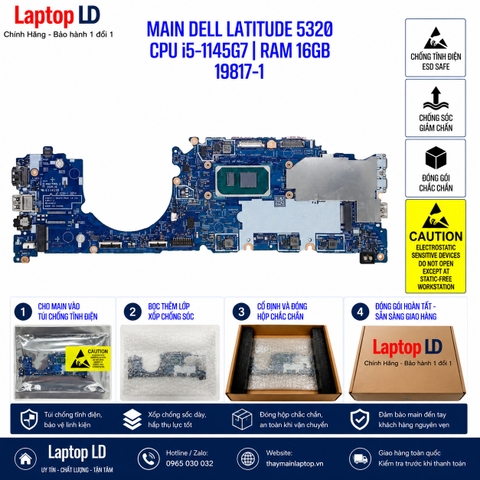 Gói hàng main Dell Latitude 5320 mã 19817-1 trước khi gửi khách