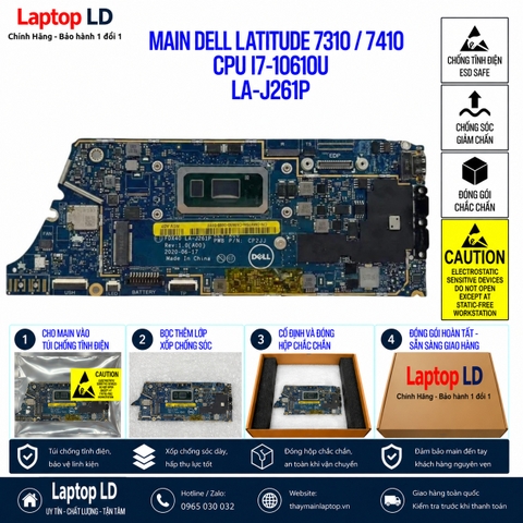 Gói hàng main Dell Latitude 7310 7410 mã LA-J261P trước khi gửi khách