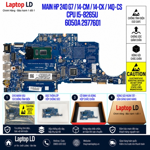 Gói hàng main HP 240 G7 14-CM 14-CK 14Q-CS mã 6050A2977601 trước khi gửi khách