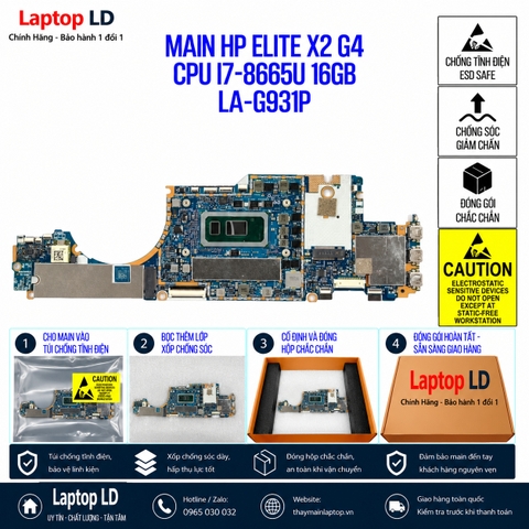 Gói hàng main HP Elite X2 G4 mã LA-G931P trước khi gửi khách