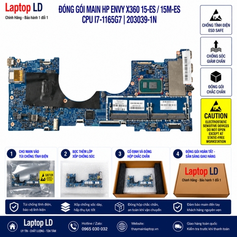 Gói hàng main HP Envy x360 15-ES 15M-ES mã 203039-1N trước khi gửi khách