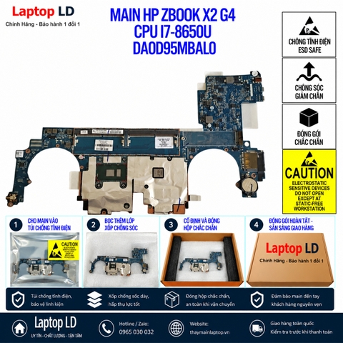 Gói hàng main HP ZBook X2 G4 mã DA0D95MBAL0 trước khi gửi khách