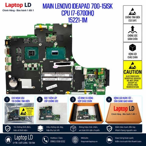 Gói hàng main Lenovo IdeaPad 700-15ISK mã 15221-1M trước khi gửi khách