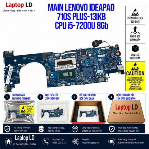 Gói hàng main Lenovo IdeaPad 710S Plus-13IKB trước khi gửi khách