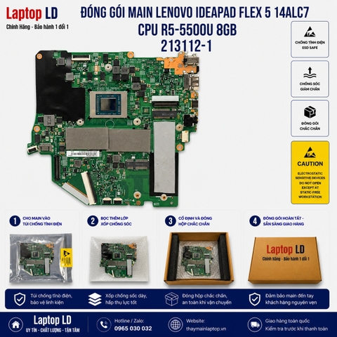 Gói hàng main Lenovo IdeaPad Flex 5 14ALC7 mã 213112-1 trước khi gửi khách