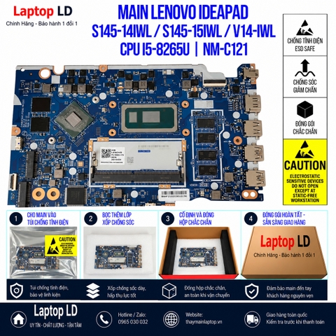 Gói hàng main Lenovo IdeaPad S145-14IWL S145-15IWL V14-IWL mã NM-C121 trước khi gửi khách