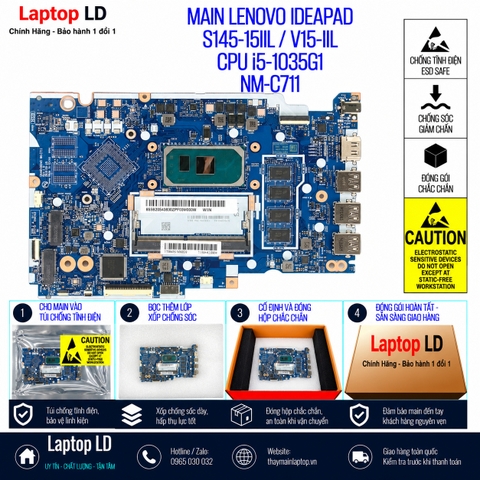 Main Lenovo Ideapad S145-15IIL / V15-IIL | CPU i5-1035G1 | NM-C711