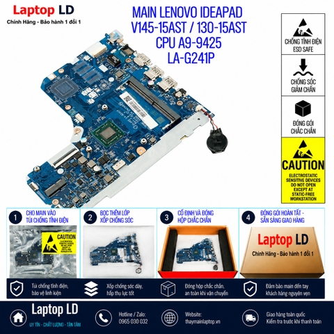 Gói hàng main Lenovo IdeaPad V145-15AST 130-15AST mã LA-G241P trước khi gửi khách
