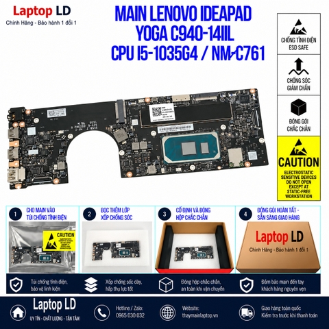 Main Lenovo Ideapad Yoga C940-14IIL | CPU I5-1035G4 / NM-C761