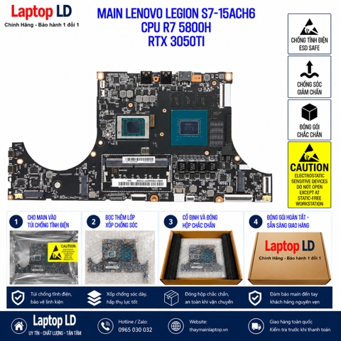 Main Lenovo Legion S7-15ACH6 | CPU R7 5800H / RTX3050TI