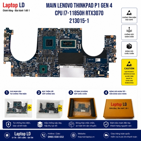 Gói hàng main Lenovo ThinkPad P1 Gen 4 mã 213015-1 trước khi gửi khách