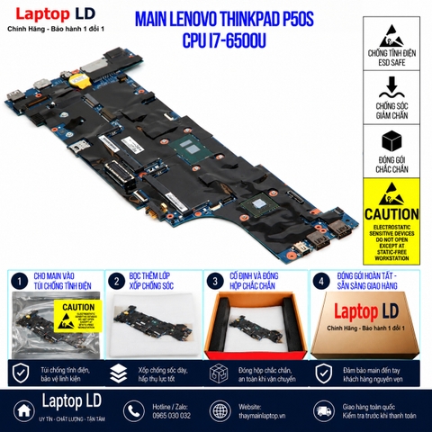 Gói hàng main Lenovo ThinkPad P50s trước khi gửi khách