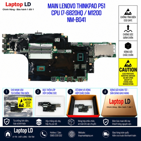 Gói hàng main Lenovo ThinkPad P51 mã NM-B041 trước khi gửi khách