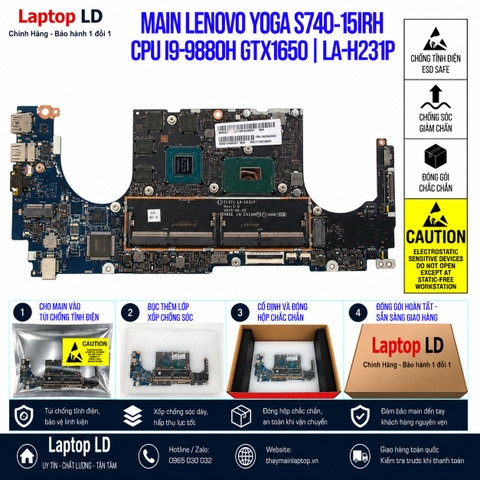 Gói hàng main Lenovo Yoga S740-15IRH mã LA-H231P trước khi gửi khách