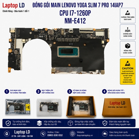 Gói hàng main Lenovo Yoga Slim 7 Pro 14IAP7 mã NM-E412 trước khi gửi khách