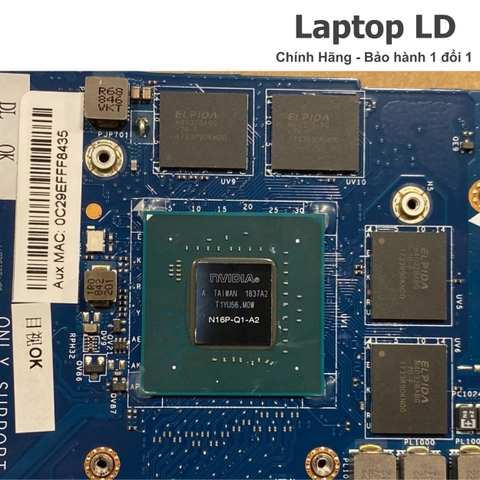 GPU NVIDIA GTX 960M trên mainboard Dell XPS 15 9550 hỗ trợ xử lý đồ họa