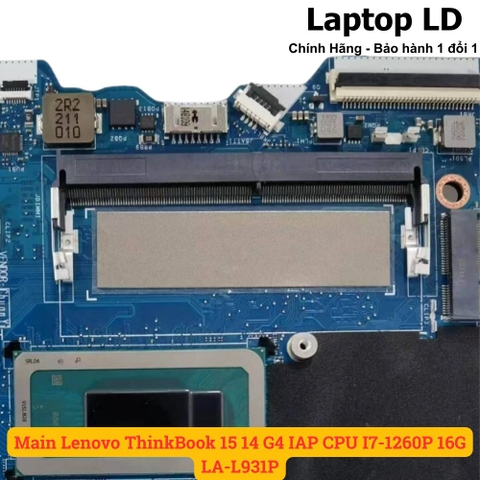 Khe RAM 16GB DDR4 trên main Lenovo ThinkBook 15 Gen 4 IAP CPU i7-1260P